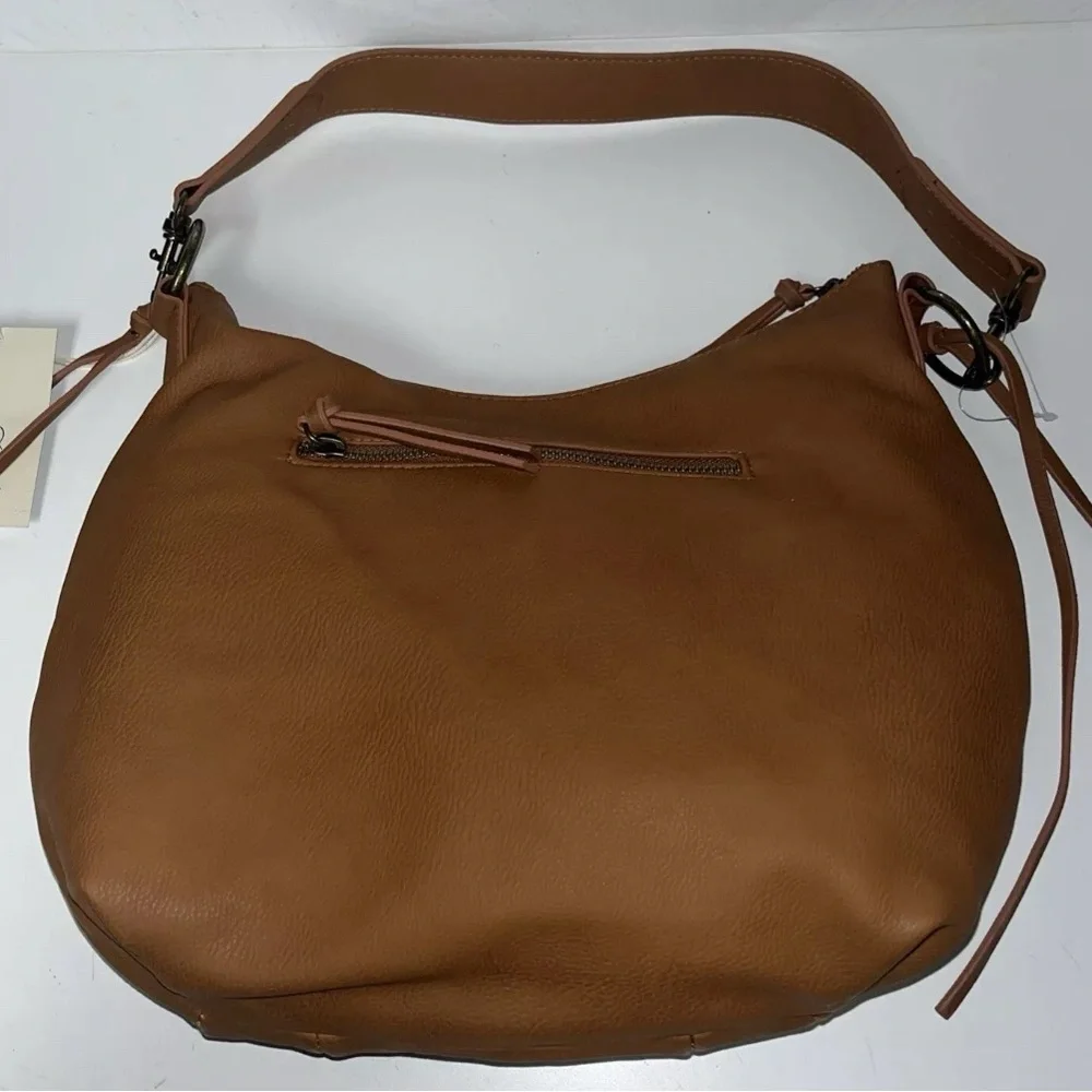 Universal Thread Brown Hobo Bag with Crescent Design - Picture 2 of 4
